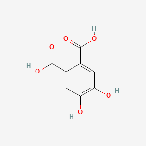 molecular formula C8H6O6 B1203427 4,5-二羟基邻苯二甲酸 CAS No. 63958-66-7