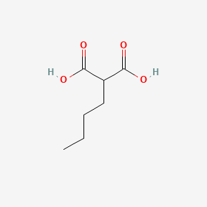 molecular formula C7H12O4 B1203428 Butylmalonic acid CAS No. 534-59-8