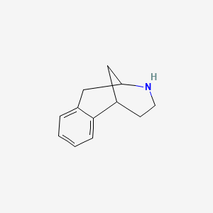 molecular formula C12H15N B1203429 1,2,3,4,5,6-Hexahydro-2,6-methano-3-benzazocine 