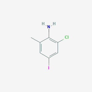2-Chloro-4-iodo-6-methylbenzenamine