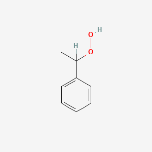molecular formula C8H10O2 B1203435 1-Phenylethyl hydroperoxide CAS No. 3071-32-7