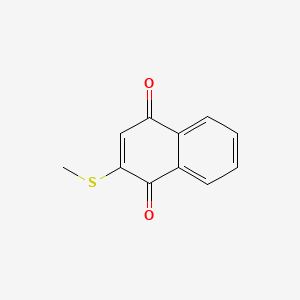 molecular formula C11H8O2S B1203436 2-Methylthio-1,4-naphthoquinone CAS No. 26037-60-5