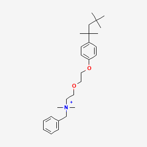 molecular formula C27H42NO2+ B1203444 Benzethonium CAS No. 10172-60-8