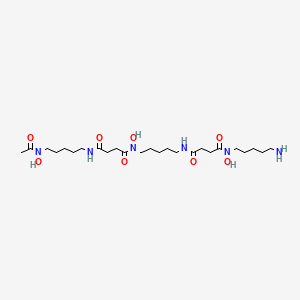molecular formula C25H48N6O8 B1203445 Deferoxamine CAS No. 70-51-9