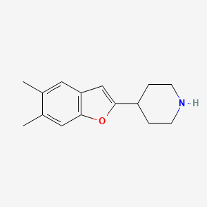 4-(5,6-Dimethyl-2-benzofuranyl)piperidine