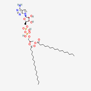 molecular formula C46H82N4O14P2 B1203472 Tubercidin 5'-diphosphate-5'-1,2-dipalmitin CAS No. 78679-20-6