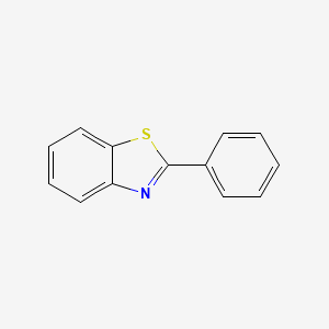 molecular formula C13H9NS B1203474 2-Phenylbenzothiazole CAS No. 883-93-2