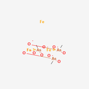 molecular formula C3H9As3Fe3O9 B1203479 Ferric methanearsonate CAS No. 6585-53-1