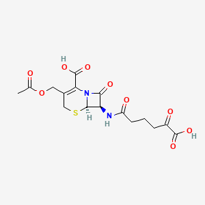 (7R)-7-(5-Carboxy-5-oxopentanoyl)aminocephalosporinate
