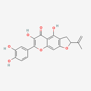molecular formula C20H16O7 B1203498 Velloquercetin CAS No. 139955-63-8