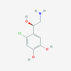 molecular formula C8H10ClNO3 B012035 6-Chloronoradrenaline CAS No. 101996-38-7