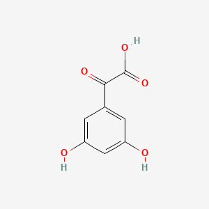 molecular formula C8H6O5 B1203503 3,5-二羟基苯基乙醛酸 