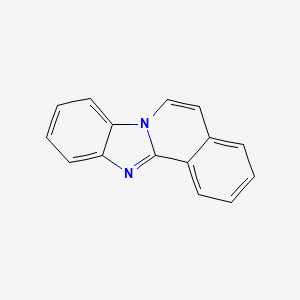 molecular formula C15H10N2 B1203507 Benzimidazo[2,1-a]isoquinoline 