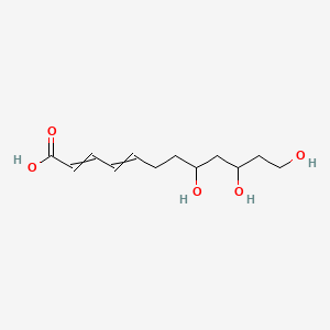 8,10,12-Trihydroxydodeca-2,4-dienoic acid