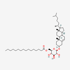 molecular formula C49H86O7 B1203532 Cholesteryl beta-D-glucoside monopalmitate CAS No. 60390-78-5