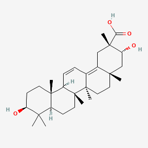 molecular formula C30H46O4 B1203537 马其顿酸 CAS No. 26553-68-4