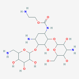 molecular formula C21H41N5O13 B1203545 Aec kanamycin A CAS No. 73352-74-6