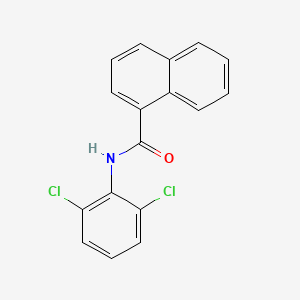 molecular formula C17H11Cl2NO B12035451 N-(2,6-Dichlorophenyl)-1-naphthamide CAS No. 560089-44-3