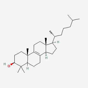 4,4-Dimethyl-delta(8)-cholestenol