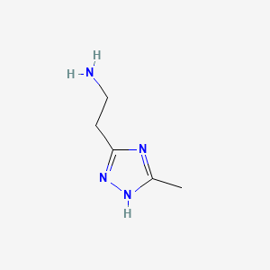 2-(5-Methyl-4H-1,2,4-triazol-3-yl)ethanamine