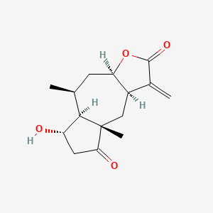 molecular formula C15H20O4 B1203568 Burrodin CAS No. 20555-02-6