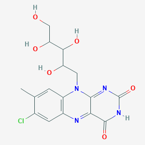 molecular formula C16H17ClN4O6 B1203577 7-Chloro-7-demethylriboflavin CAS No. 7146-48-7
