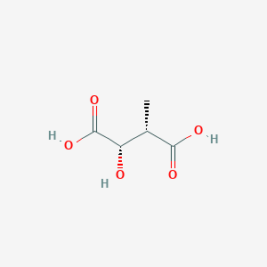 molecular formula C5H8O5 B1203584 L-threo-3-methylmalic acid 