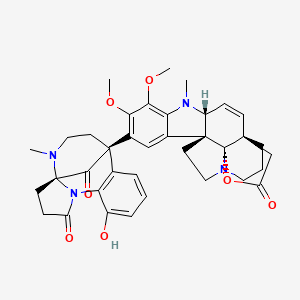molecular formula C37H40N4O7 B1203588 Haplophytine CAS No. 16625-20-0