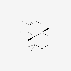 molecular formula C15H24 B1203592 (+)-Thujopsene CAS No. 470-40-6