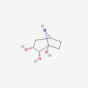 molecular formula C7H13NO3 B1203593 Calystegin A3 