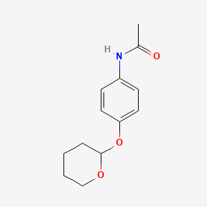 molecular formula C13H17NO3 B1203613 N-[4-(oxan-2-yloxy)phenyl]acetamide CAS No. 51453-65-7