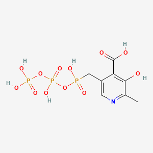 molecular formula C8H12NO12P3 B1203620 Pyridoxal triphosphate CAS No. 71510-36-6