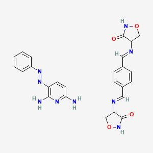molecular formula C25H25N9O4 B1203622 Urovalidin CAS No. 78891-95-9