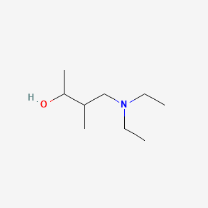 molecular formula C9H21NO B1203623 4-(Diethylamino)-3-methylbutan-2-ol CAS No. 2683-59-2