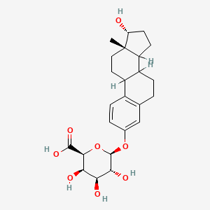 molecular formula C24H32O8 B1203632 17alpha-Estradiol-3-galacturonide CAS No. 63307-54-0