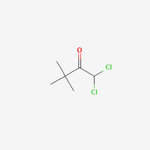 molecular formula C6H10Cl2O B1203641 1,1-Dichloro-3,3-dimethylbutan-2-one CAS No. 22591-21-5