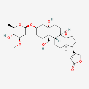molecular formula C30H46O9 B1203643 Cymarol CAS No. 465-84-9