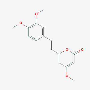 molecular formula C16H20O5 B1203644 11,12-Dimethoxydihydrokawain CAS No. 38146-60-0
