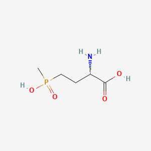 molecular formula C5H12NO4P B1203652 Glufosinate-P CAS No. 35597-44-5