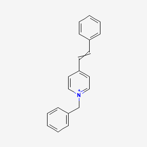 molecular formula C20H18N+ B1203656 1-Benzyl-4-(2-phenylethenyl)pyridin-1-ium 