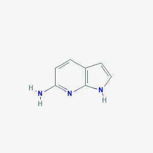 molecular formula C7H7N3 B120366 1H-pyrrolo[2,3-b]pyridin-6-amine CAS No. 145901-11-7