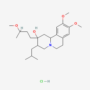 molecular formula C24H40ClNO4 B1203673 Ro4-1398 hydrochloride CAS No. 37819-46-8