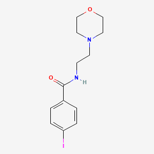 molecular formula C13H17IN2O2 B1203674 4-Iodo-N-(2-(4-morpholinyl)ethyl)benzamide CAS No. 64544-20-3