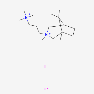 molecular formula C17H36I2N2 B1203682 Camphonium CAS No. 58594-48-2