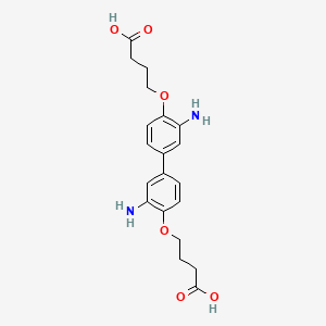molecular formula C20H24N2O6 B1203687 Dicarboxydine CAS No. 73758-56-2