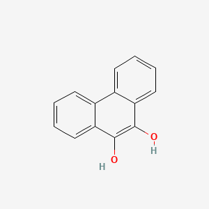 molecular formula C14H10O2 B1203692 9,10-Dihydroxyphenanthrene CAS No. 604-84-2