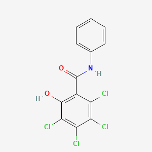 molecular formula C13H7Cl4NO2 B1203695 Tetrachlorosalicylanilide CAS No. 7426-07-5
