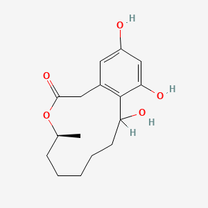 molecular formula C16H22O5 B1203697 10-Dihydrocurvularin CAS No. 95416-14-1