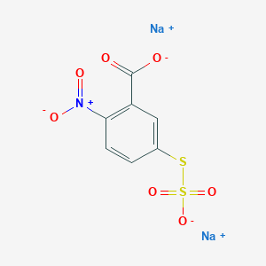 molecular formula C7H3NNa2O7S2 B1203707 Disodium 2-nitro-5-(sulfonatosulfanyl)benzoate CAS No. 90577-18-7
