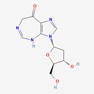 molecular formula C11H14N4O4 B1203708 8-Ketodeoxycoformycin CAS No. 69196-03-8